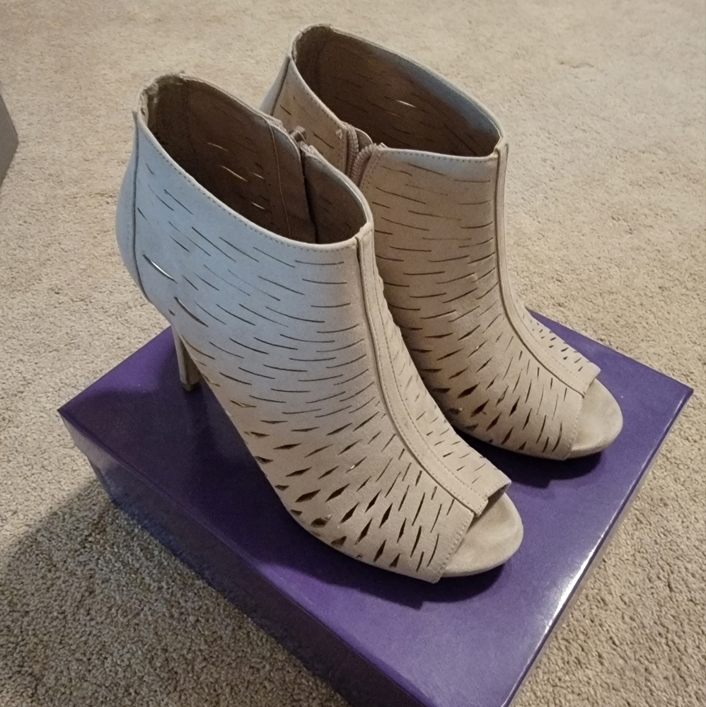 Madden Girl Taupe Booties